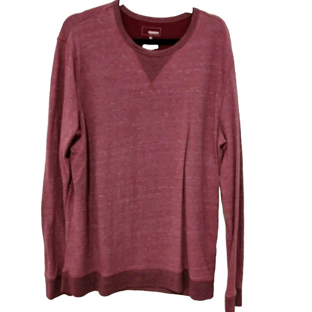 SONOMA Goods For Life Maroon/Mauve Soft LS Sweater Athletic Sweats Shirt Size XL